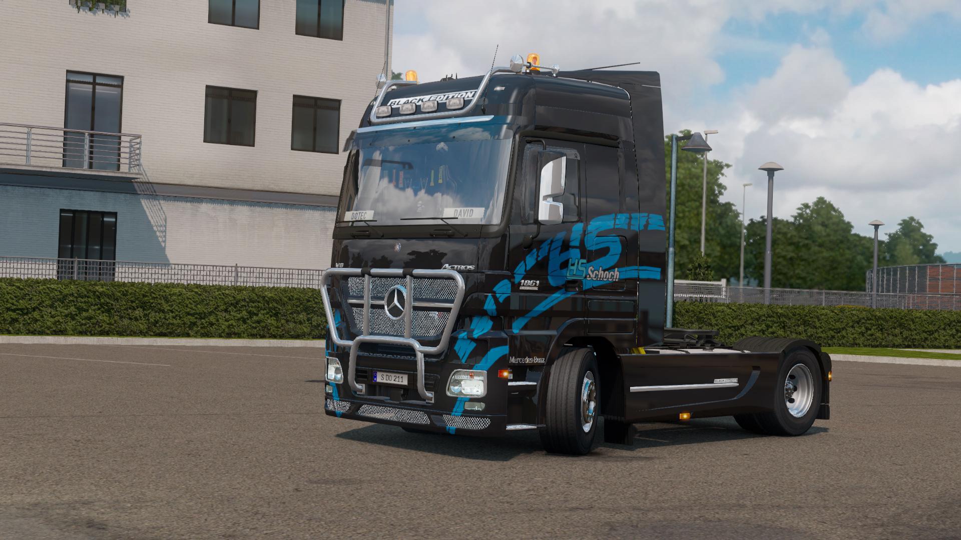 ETS2 - Mercedes-Benz Actros MP2 Black Edition (1.39.x)