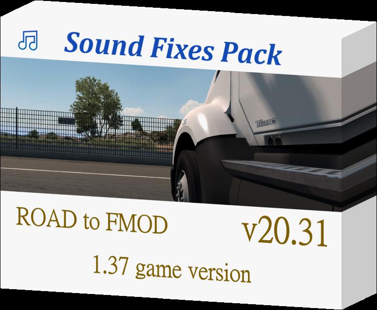 ETS2 - Sound Fixes Pack V20.31.2 (1.37.x)