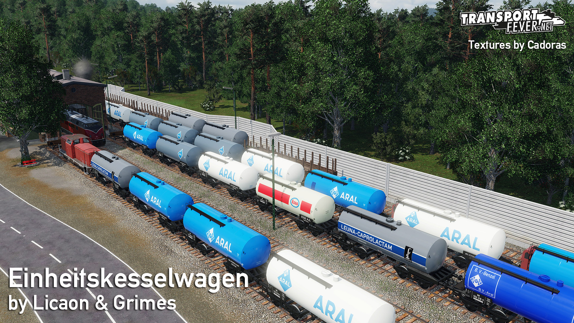 Transport Fever 2 - Standard Tank-Wagon Base Pack