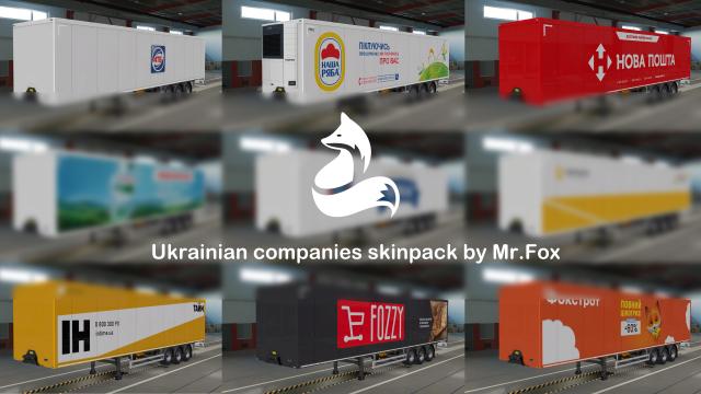 ETS2 - Ukrainian Companies Skinpack V1 (1.38.x)