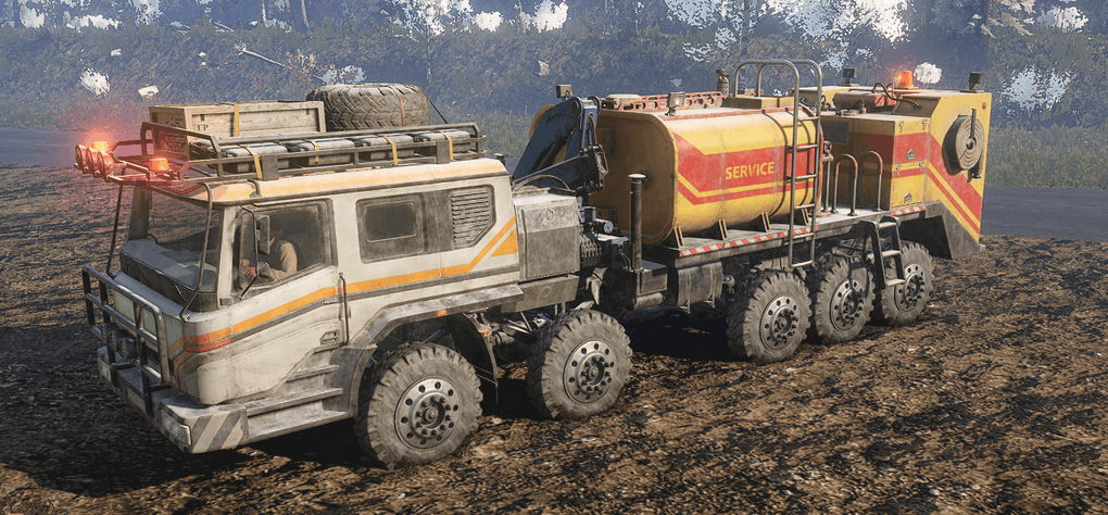 SnowRunner - Enhanced Azov 73210 "Tarrasque" M181 V1.0