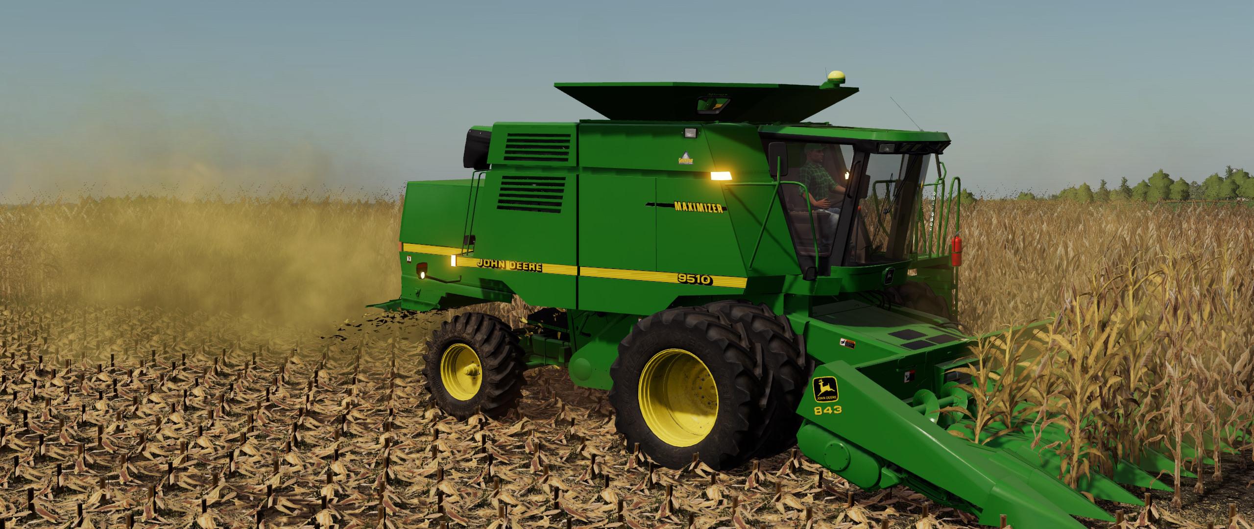 FS19 - John Deere 9400 - 9500 Harvester V1.0 | Farming Simulator 19 ...