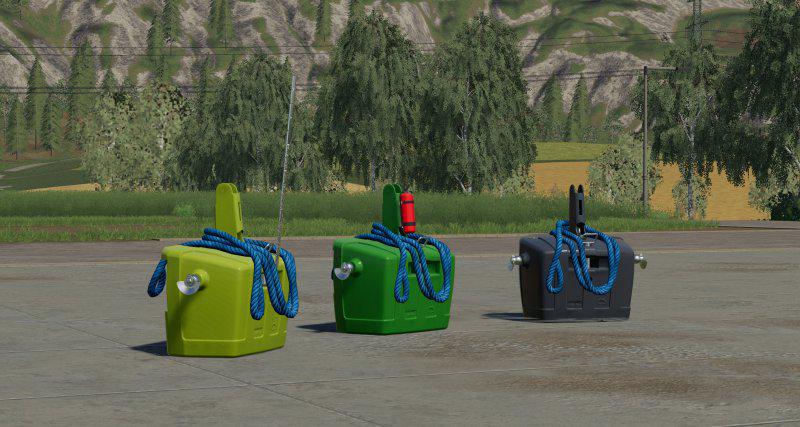 FS19 - John Deere 1150 Kg Weight Mod V1.0