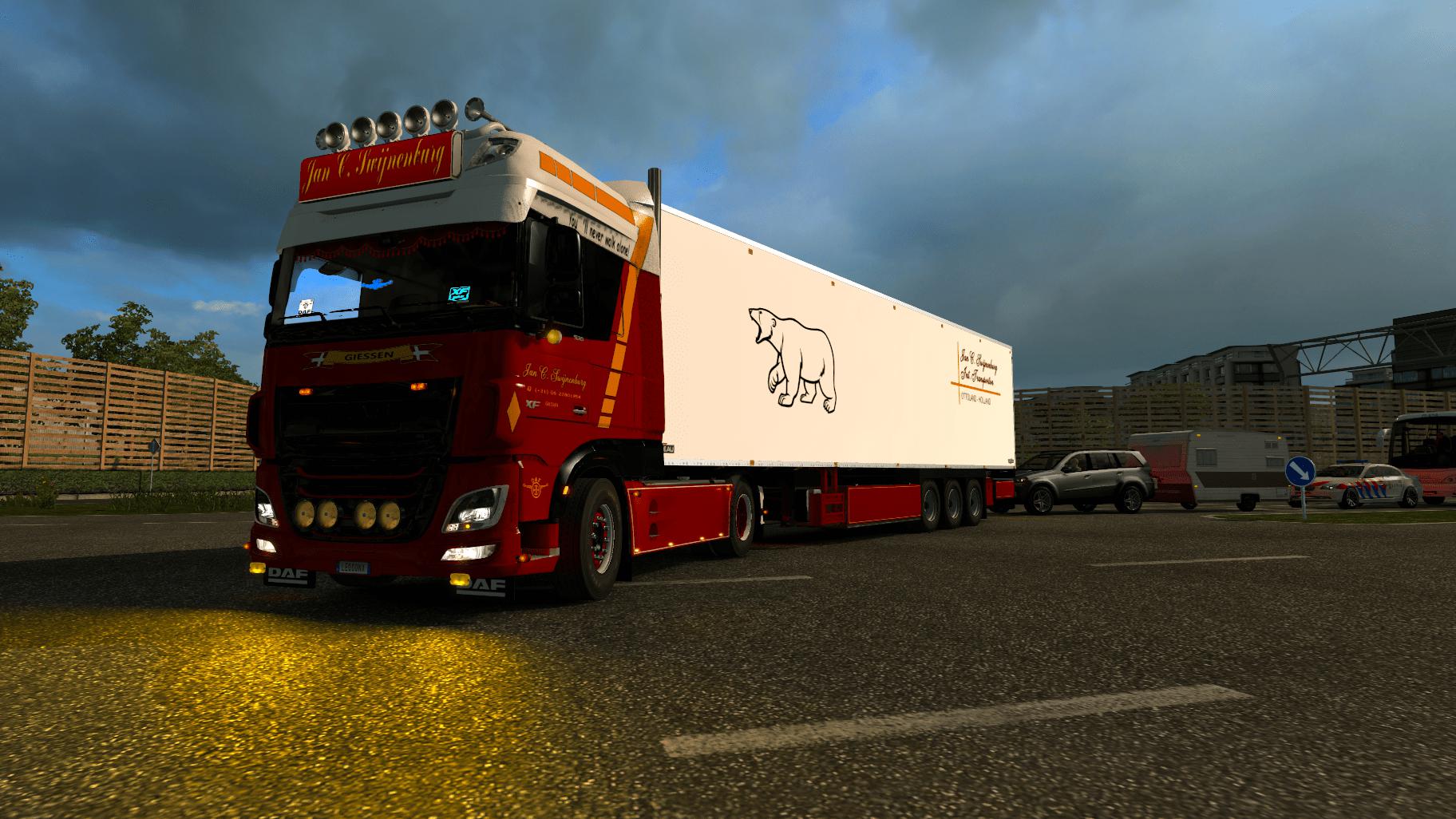 ETS2 - Jan C. Swijneneburg Skin Daf 6 (1.35.X) | Euro Truck Simulator 2 ...