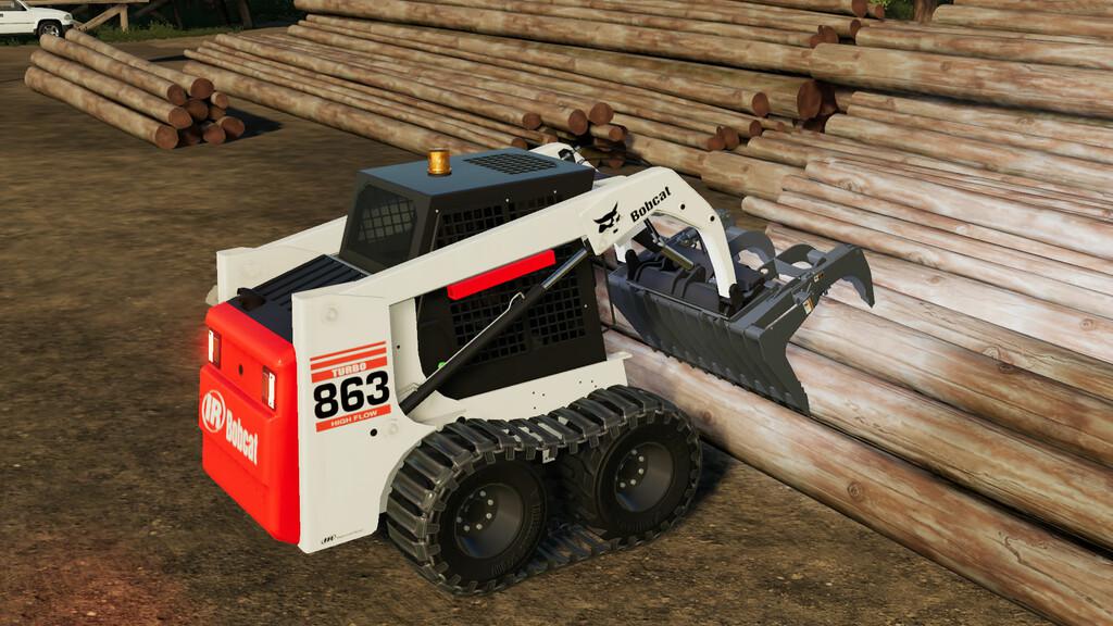 FS19 - Bobcat 863 Turbo With Bobcat Shovel V1 | Farming Simulator 19