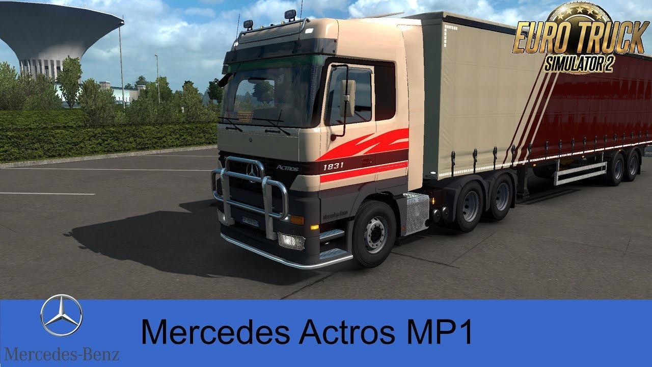 ETS2 - Mercedes Actros MP1 Truck V1.2.2 (1.39.x)