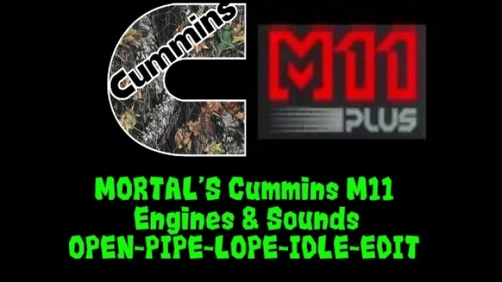 ETS2 - Mortals Cummins M11 Engine Sound Mod V3.0 (1.41.x)