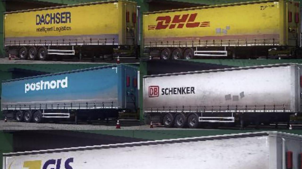 ETS2 - Dirty Skin Pack for Scs Tautliner V1.1 (1.37.x)