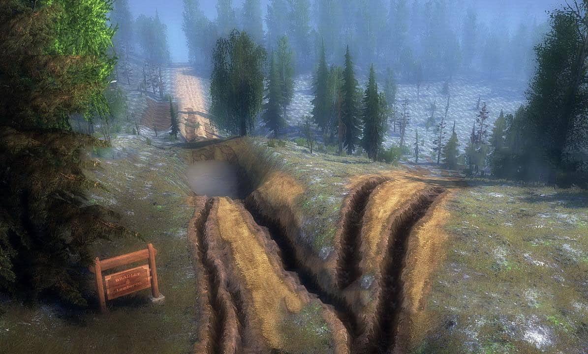 Spintires:Mudrunner - Split Map V1.0