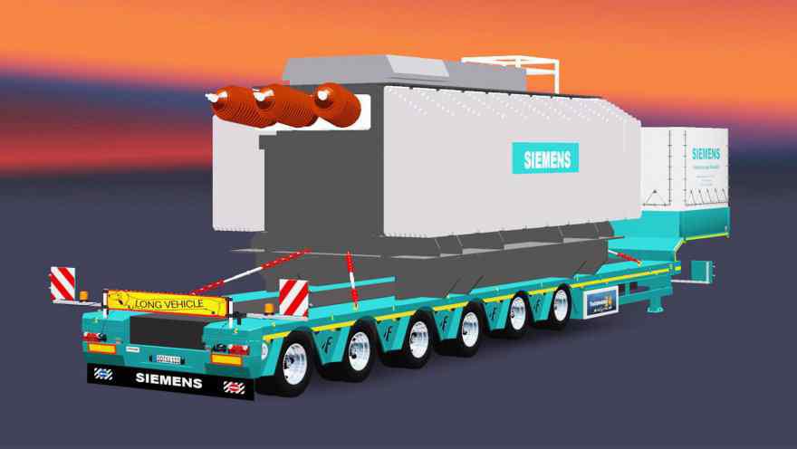 ETS2 - Schwerlast-Trafo Trailer (1.38.x)