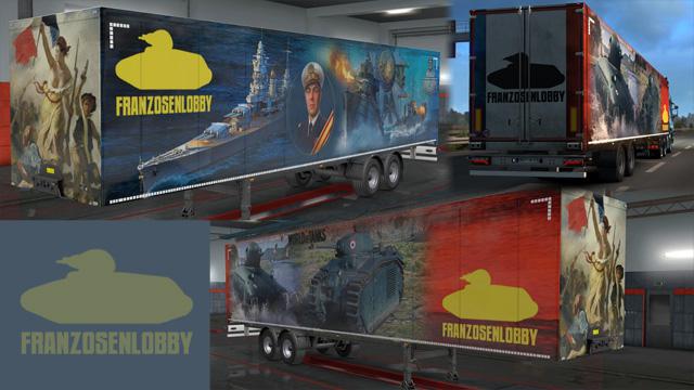 ETS2 - Franzosenlobby Trailer Skin V1.0 (1.36.x)