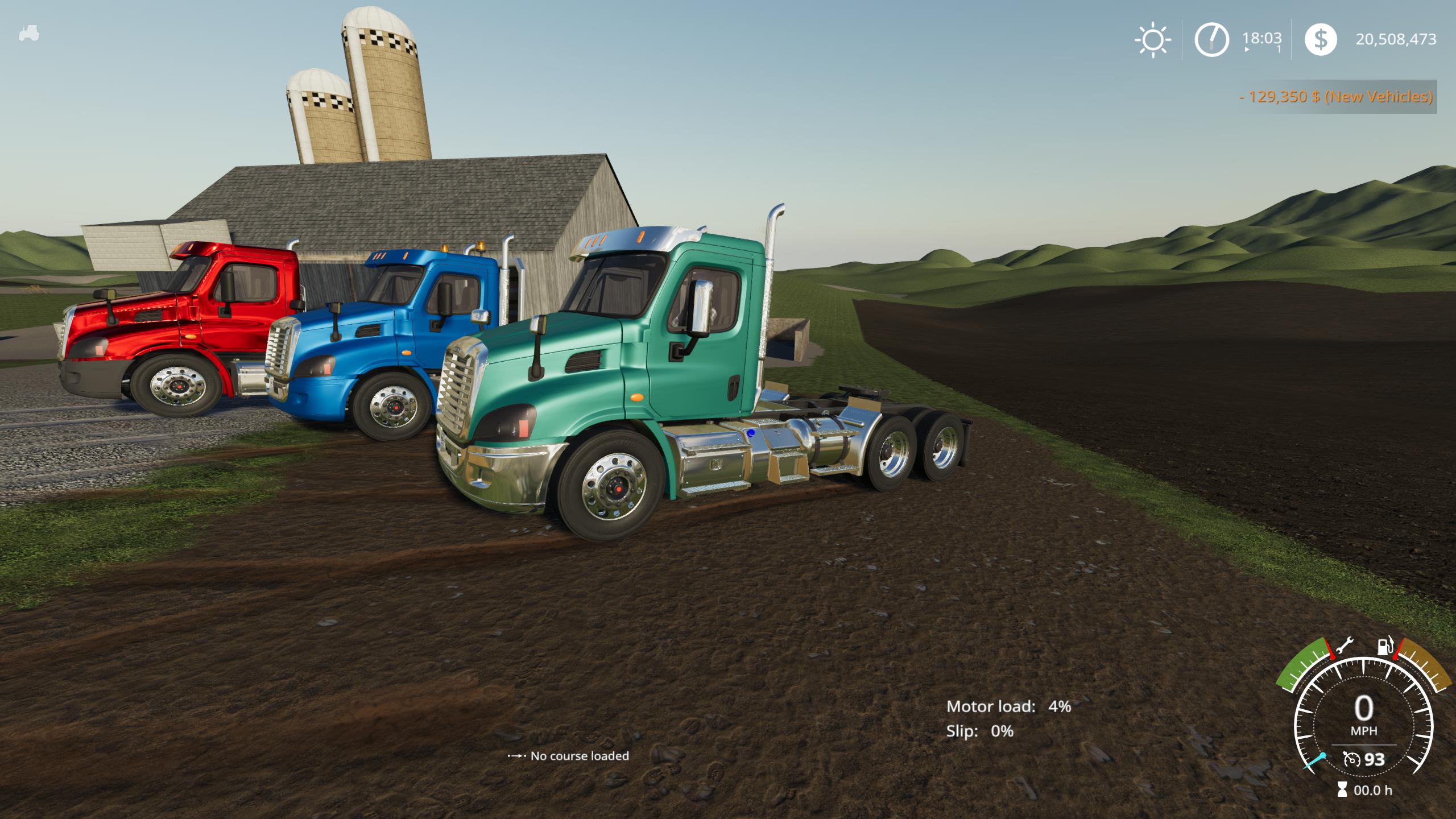 FS19 - Freightliner Cascadia Day Cab Glider V1.01