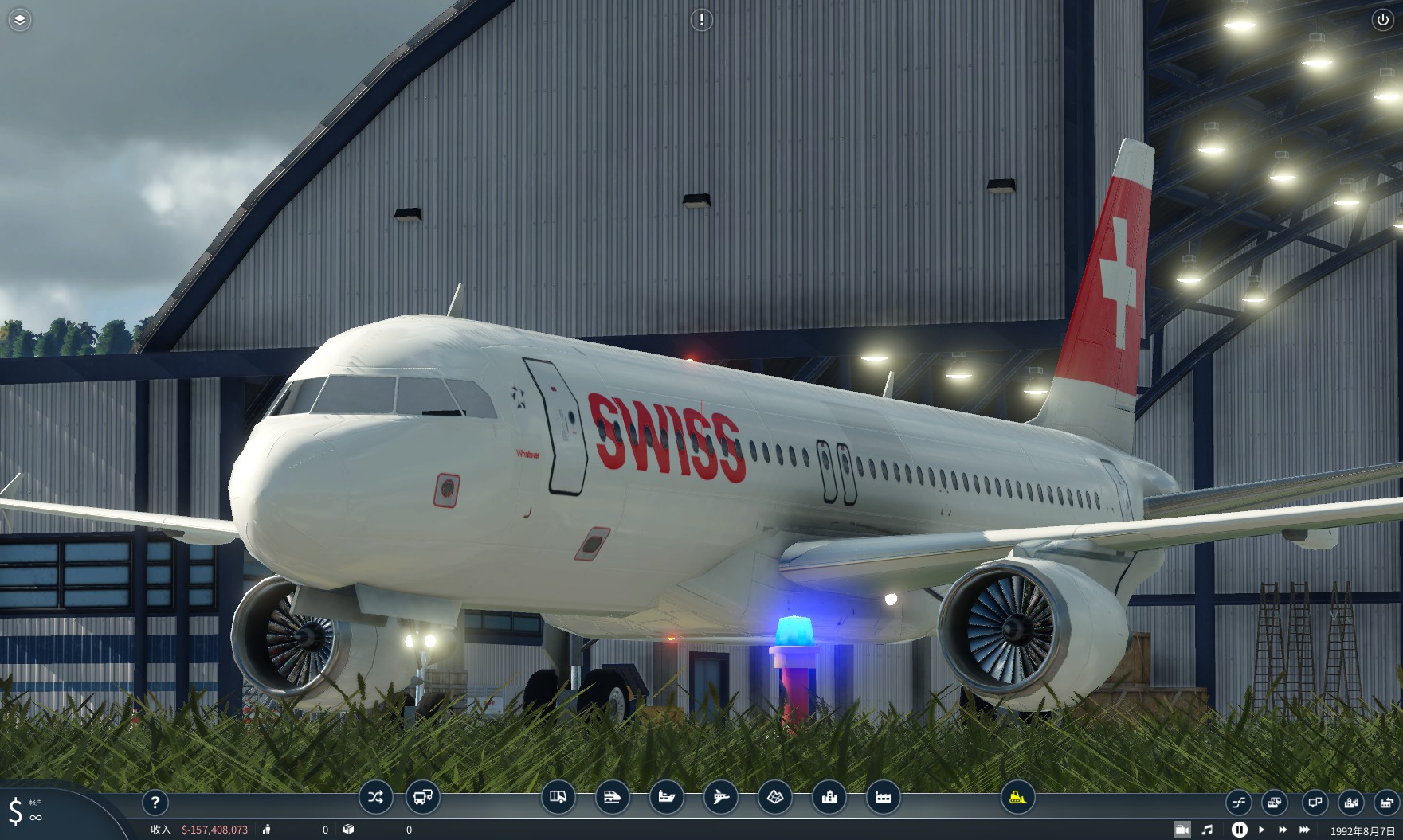 Transport Fever 2 - Swiss International Air Lines Airbus A320