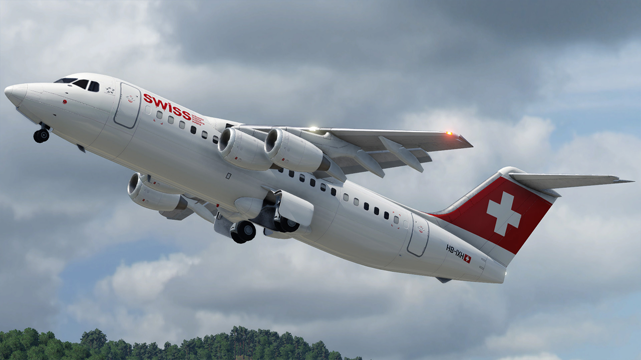 Transport Fever 2 - Bae 146/Avro RJ85 Switzerland Pack
