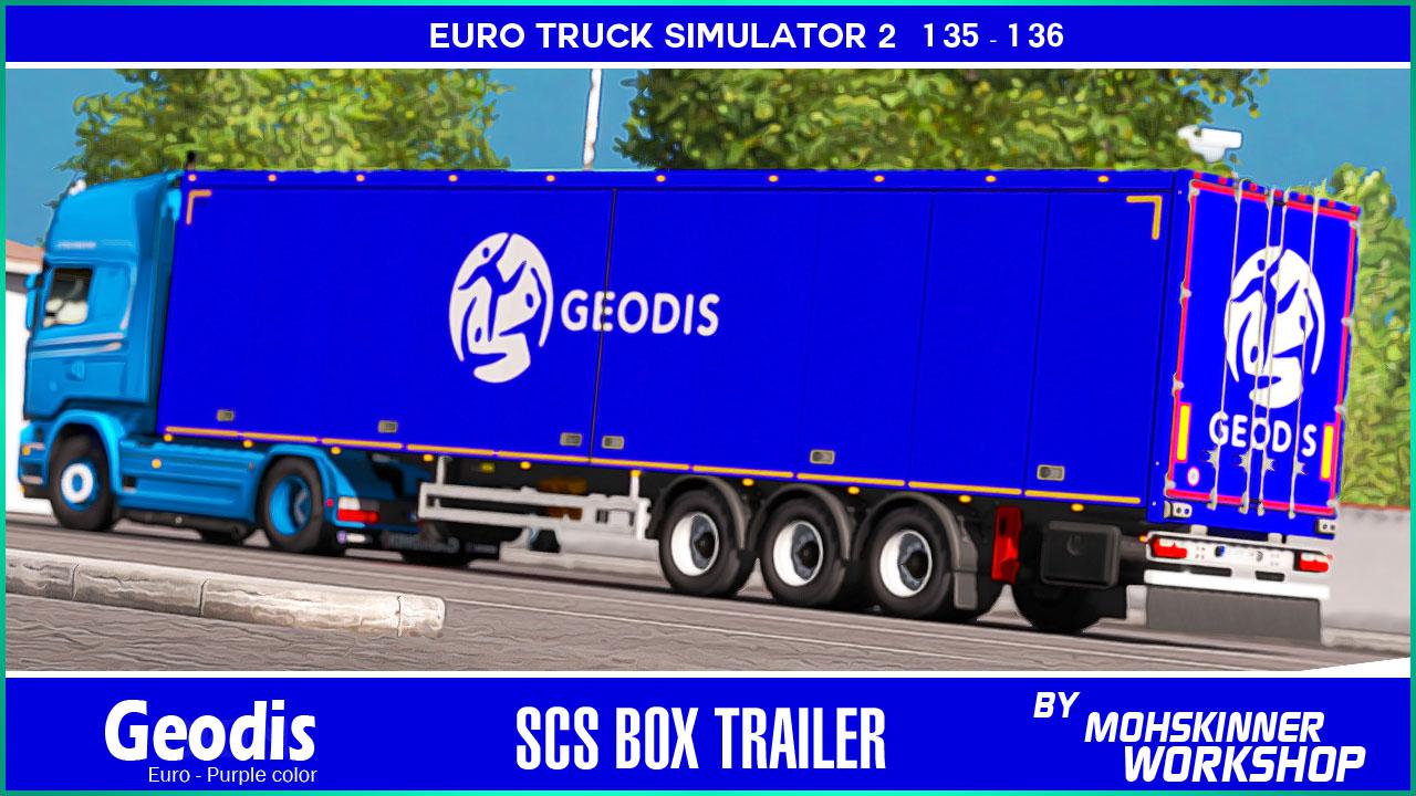 ETS2 - Scs Trailer - Geodis Euro (1.36.x)