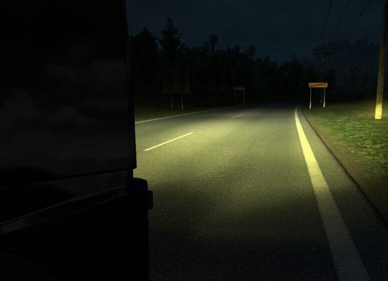 ETS2 - Classic Yellow Lights (1.39 - 1.40)