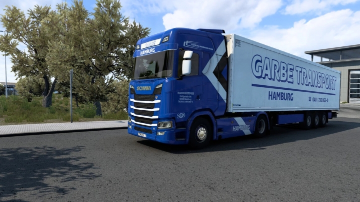 ETS2 - Garbe Transport Hamburg Combo Skin V1.0 (1.41.x)