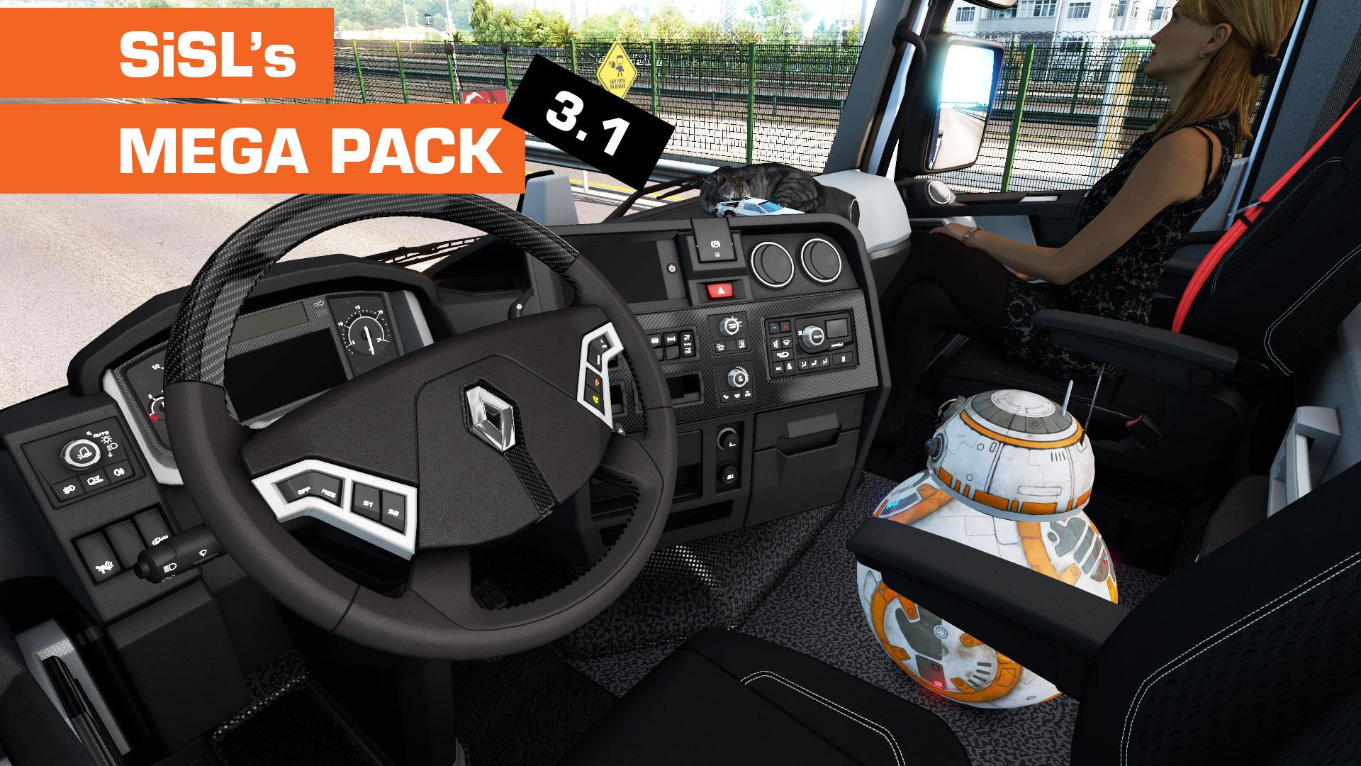 ETS2 - SiSL’s Mega Pack V3.1 (1.36.X)