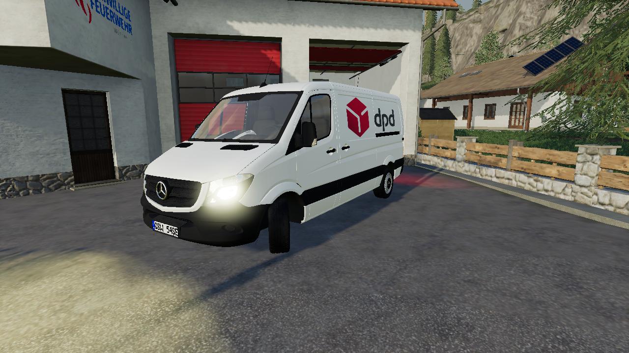 FS19 - Mercedes-Benz Kurier DPD V3.0