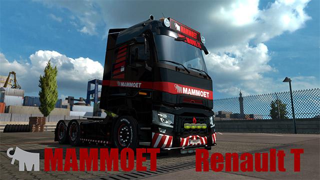 ETS2 - Renault Range T Mammoet Skin V1.0 (1.35.X)