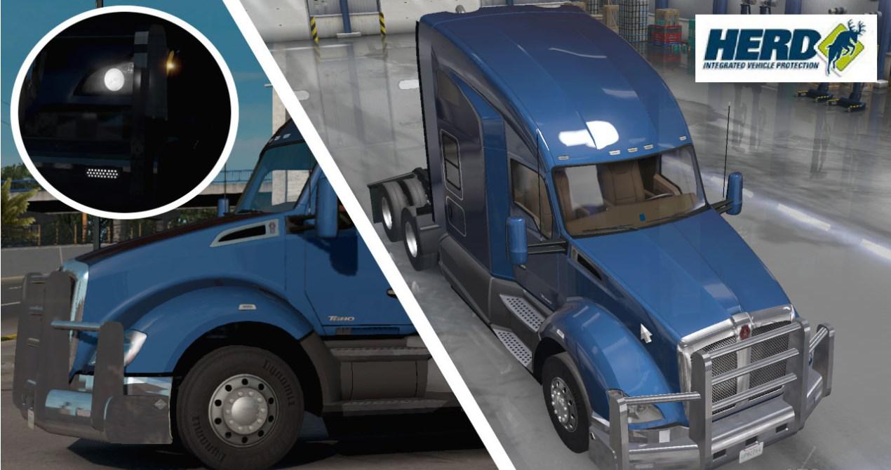 ATS - Kenworth T680 Herd Bumper V1.0 (1.36.x)