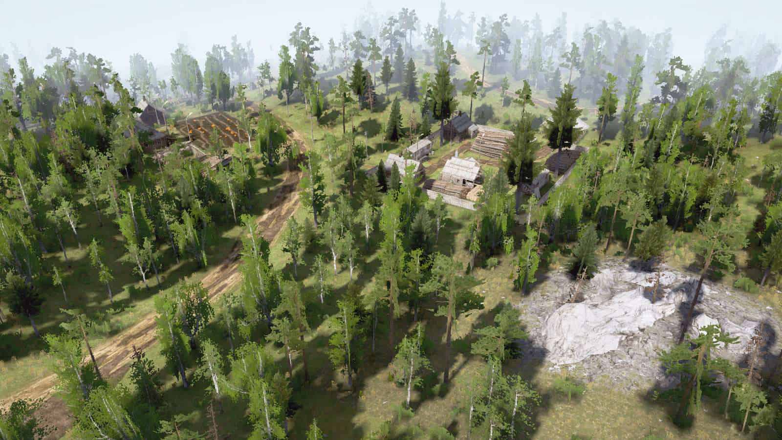Spintires:Mudrunner - The Red Star Forestry Map