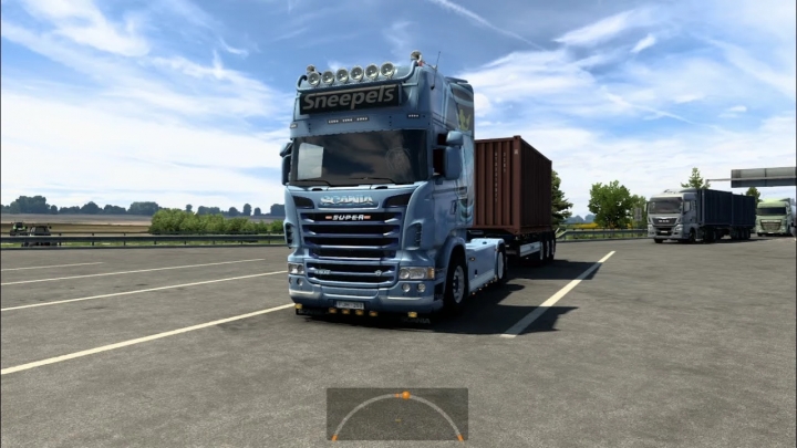 ETS2 - Scania V8 Sneepels Open Pipe V1.0 (1.40.x)