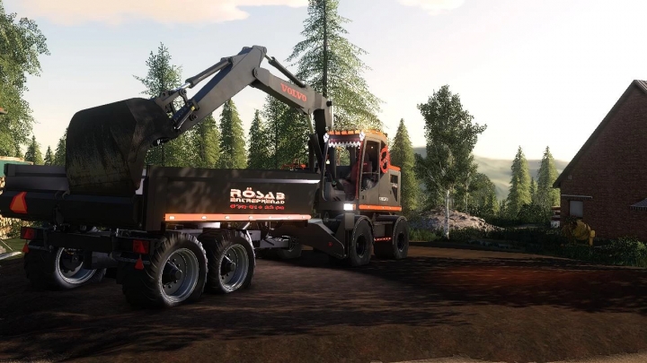 FS19 - Rosab Volvo EW160 Excavator V1.0
