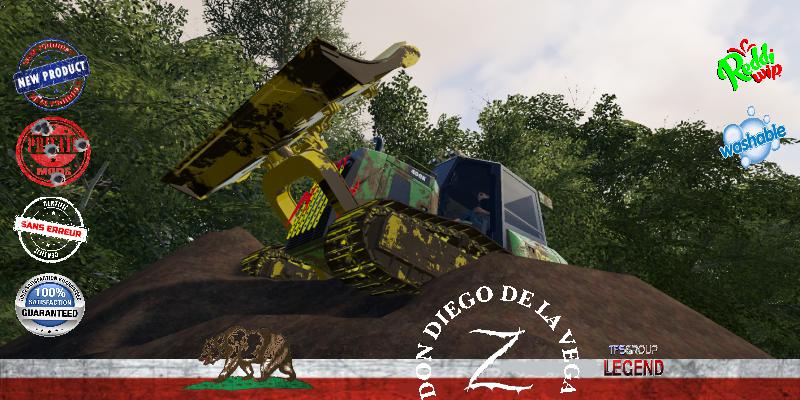 FS19 - Forestry Tractor Dozer Deere V1.5