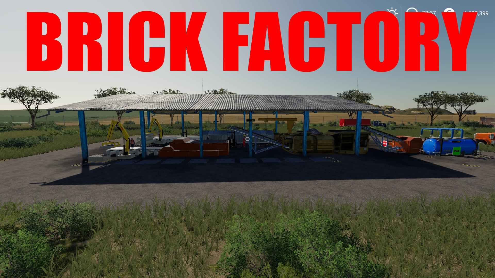 FS19 - Placeable Brick Factory V1.0