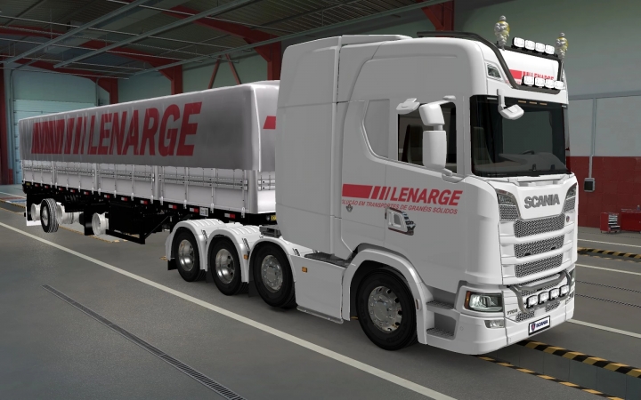 ETS2 - Scania S 2016 8x4 Lenarge Skin (1.40.x)