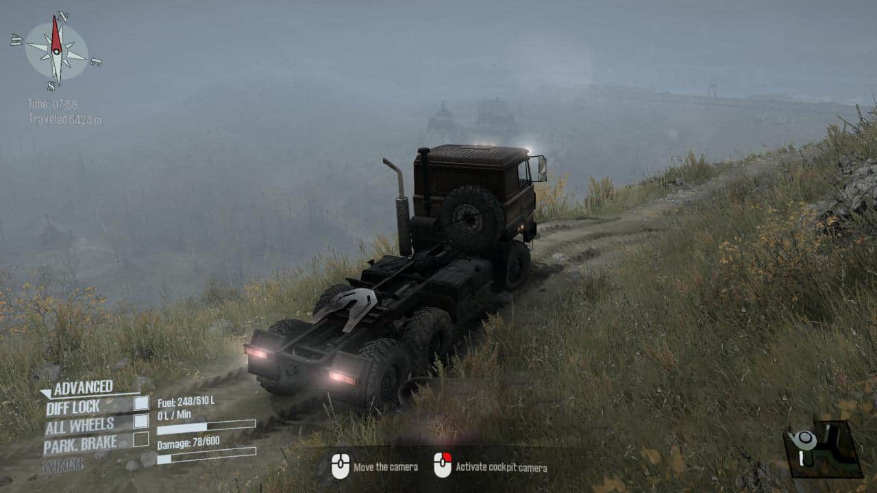 Spintires:Mudrunner - Fall of Apollyon (Dunkelheit) Map V1.0