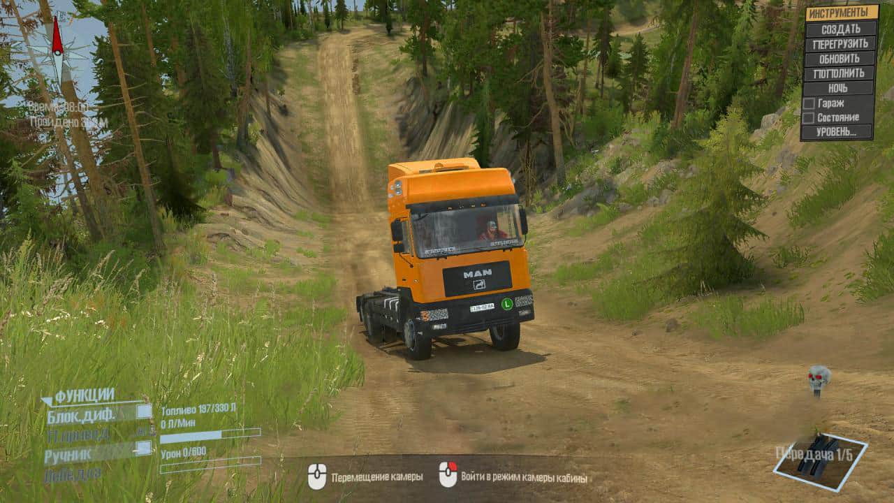 Spintires:Mudrunner - Polygon Spirtagan36rus Map V1.0