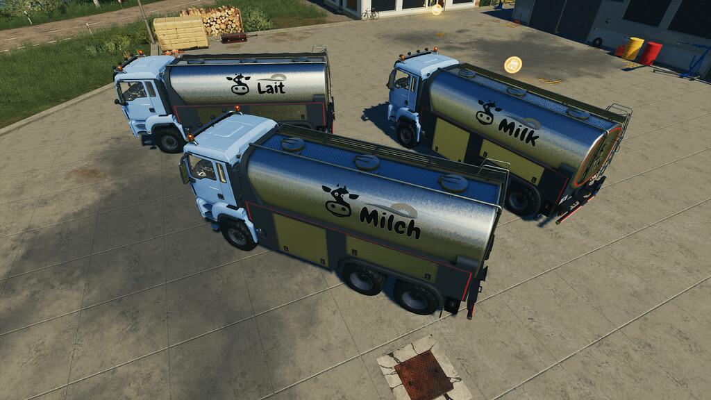 FS19 - Man Tgs Milk Truck V1.0