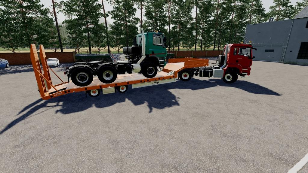 FS19 - Fliegl Low Loader V1.1