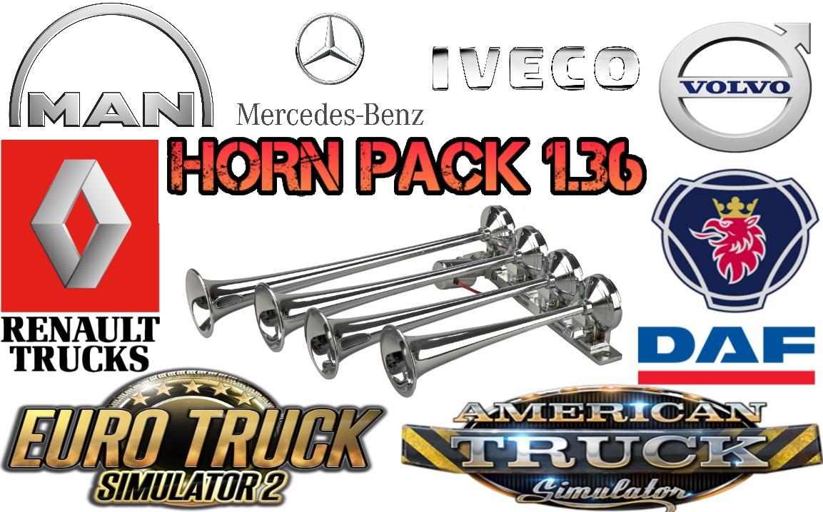 ETS2 - Horn Pack (1.36.x)