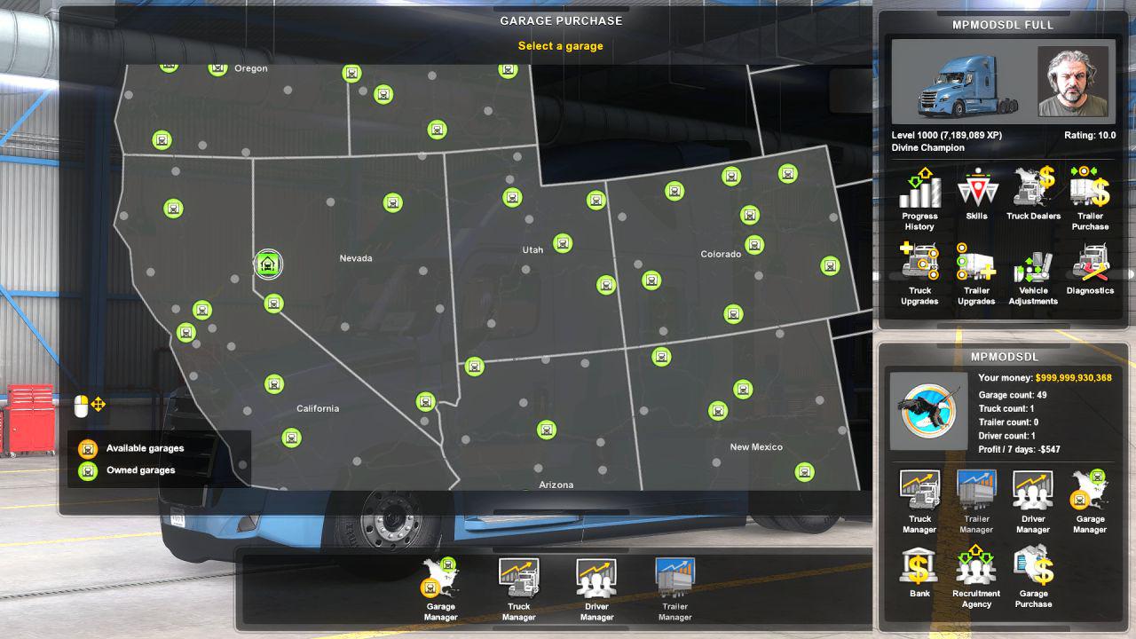 american truck simulator multiplayer mods