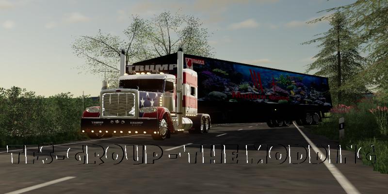 FS19 - Modren Glass Trailer V2.0