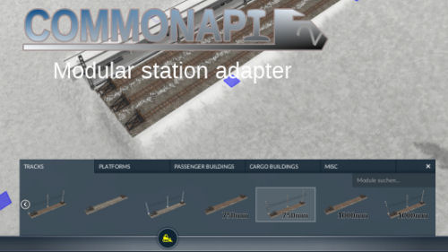 Transport Fever 2 - Modular Rail Station Adapter