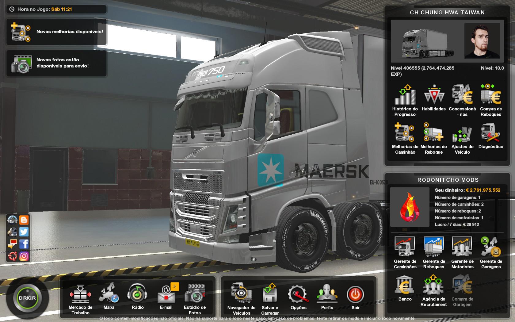 ETS2 - Ch Chung Hwa Taiwan & China Map for Profile Mod (1.37.x)