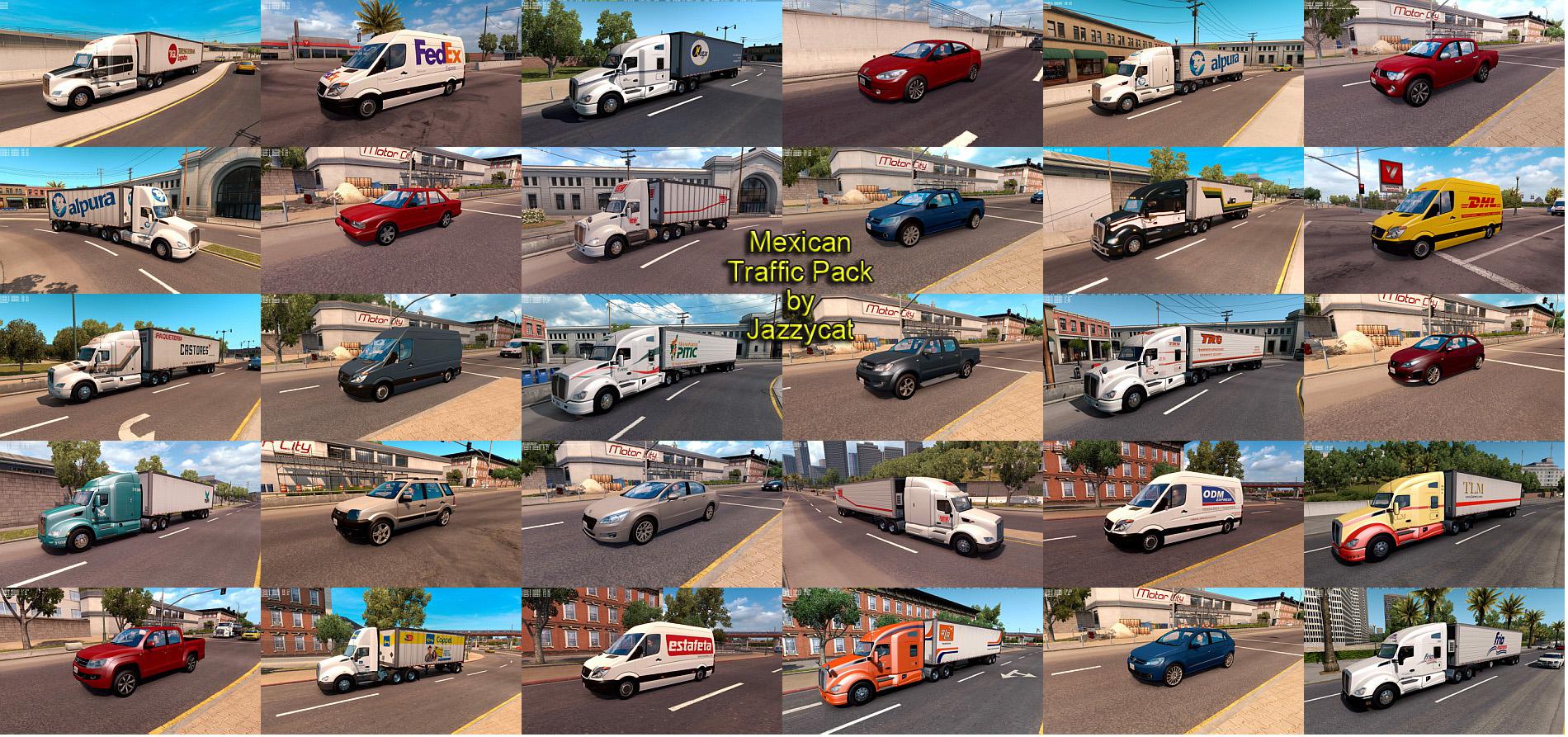 ATS - Mexican Traffic Pack V2.2 (1.39.x)