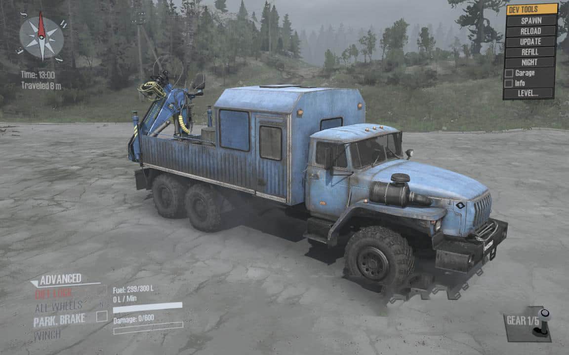 Spintires:Mudrunner - Ural 4320-40 Truck V1.0