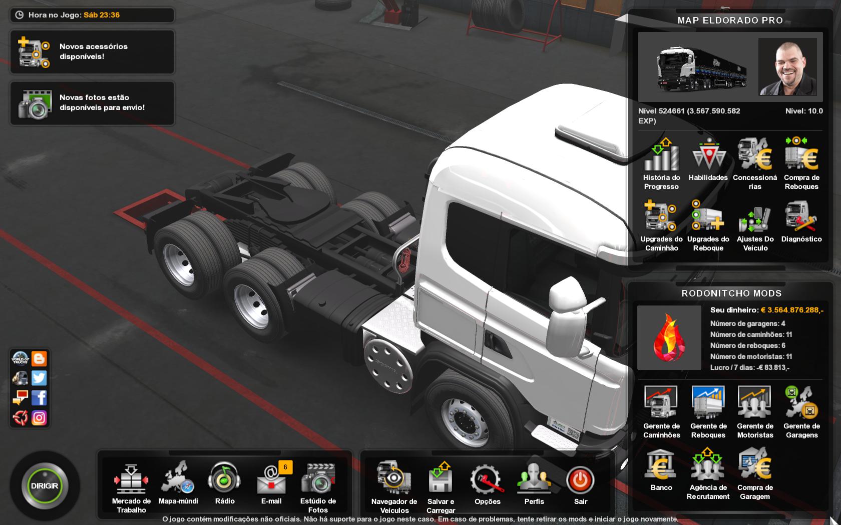ETS2 - Profile Map Eldorado Pro V1.7.4 (1.35.x)