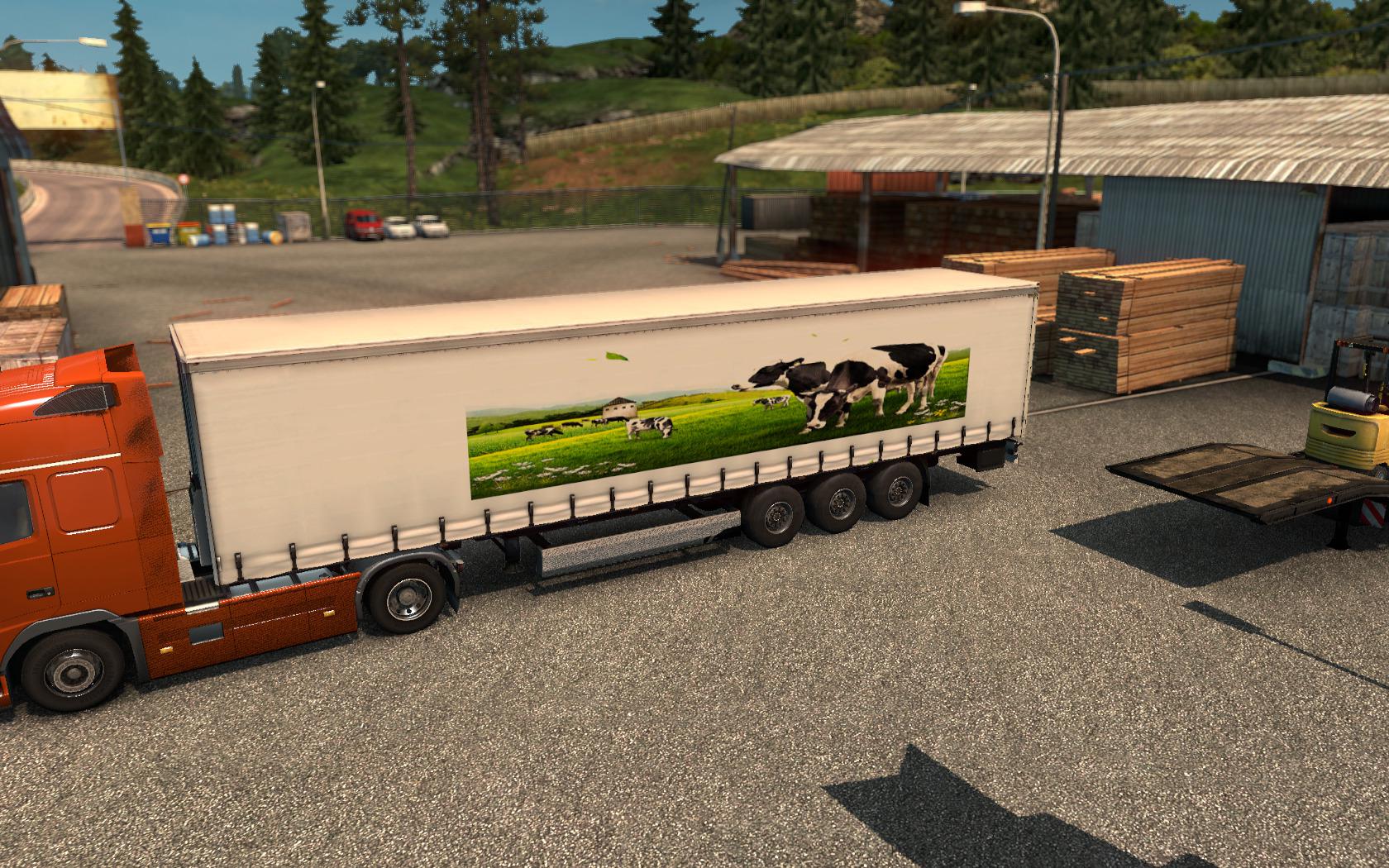 ETS2 - Milk Skin V1.0 (1.36.X)