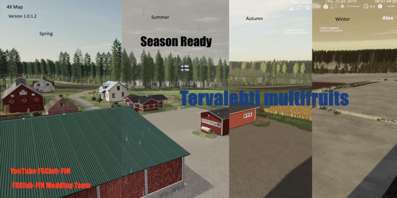 FS19 - Tervalehti Multifruit Map V1.0.1.2