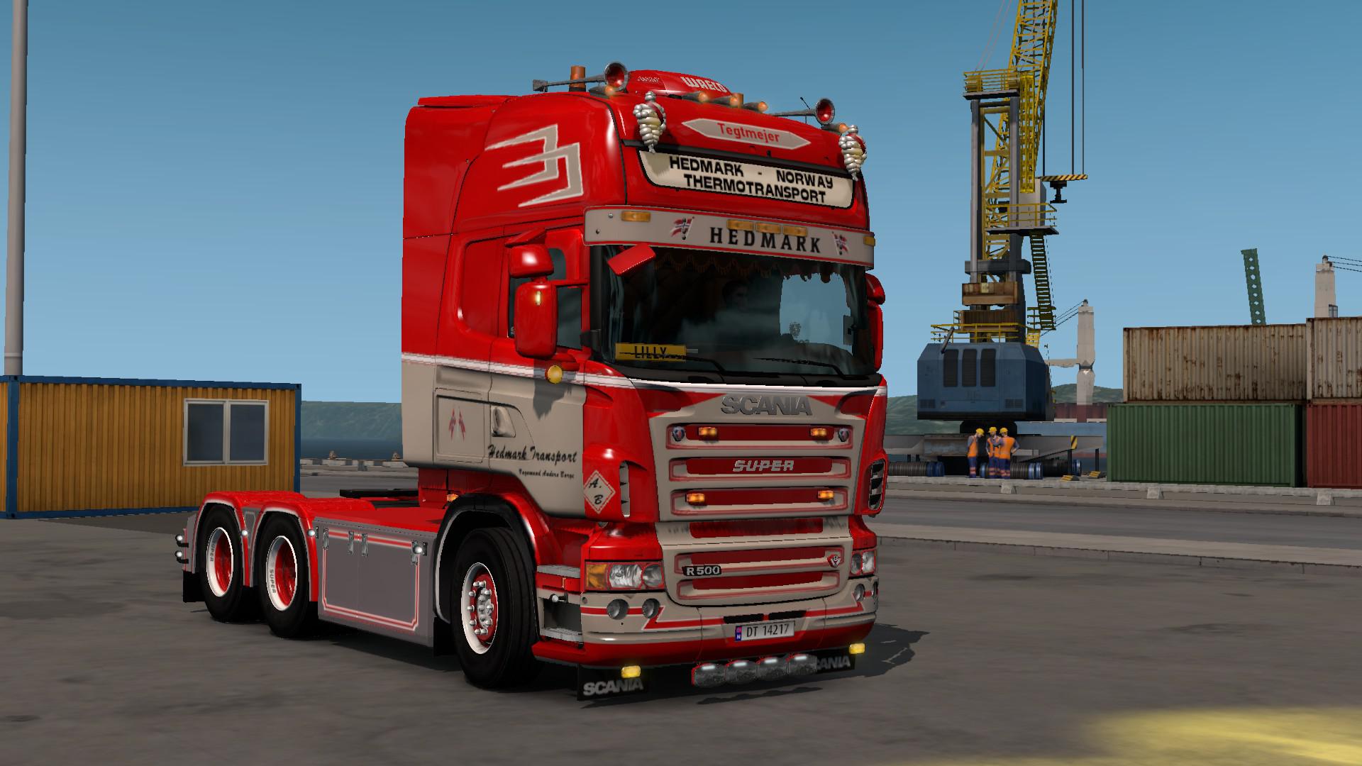 ETS2 - Scania RJL 4S & 5S Skinpack / Hedmark Transport V3.0 (1.37.x)
