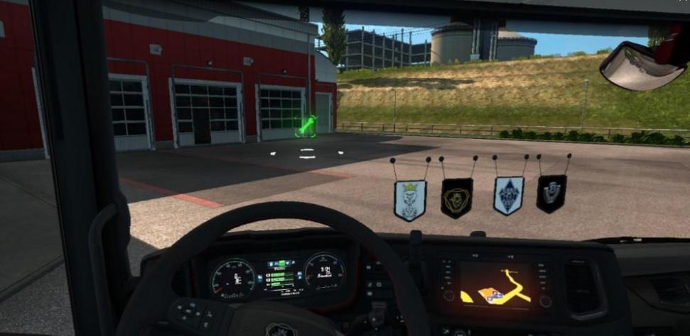 ETS2 - Scania V8 & Vabis Pennants Pack (1.36.x)