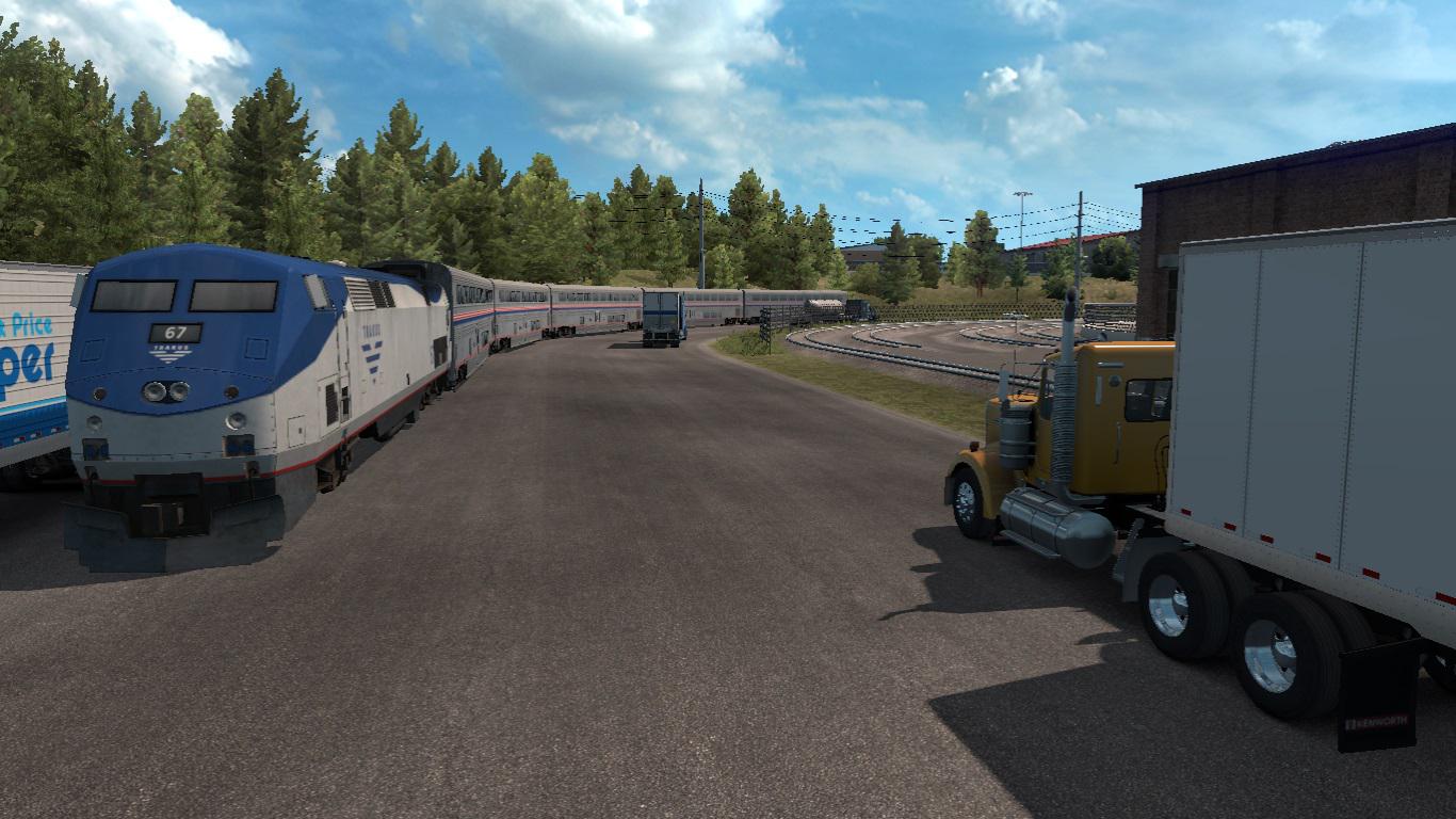 ATS - Trains Everywhere (Road Nightmare) Addon v1.0 (1.35.X)