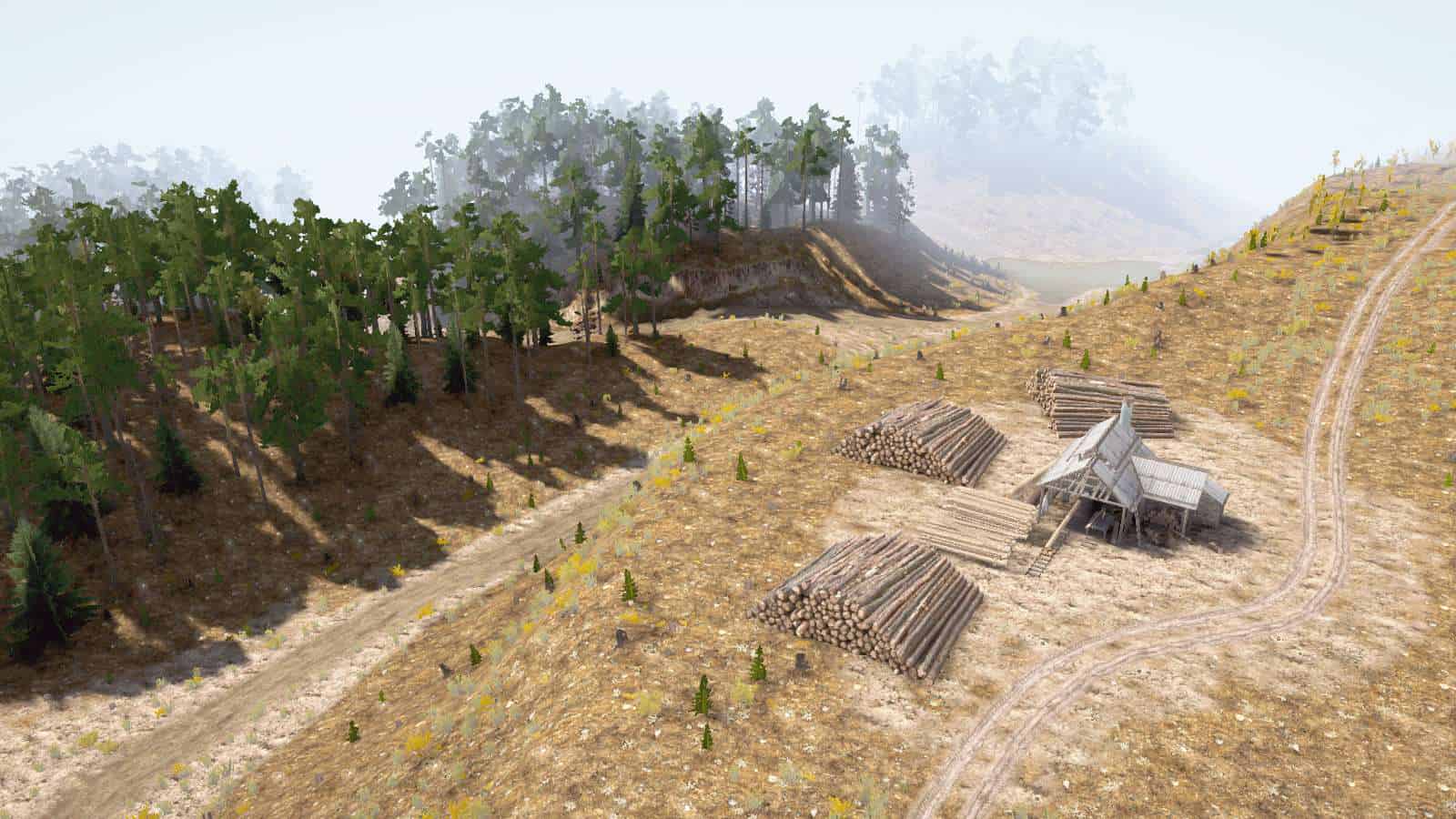 Spintires:Mudrunner - Logging 06 Map