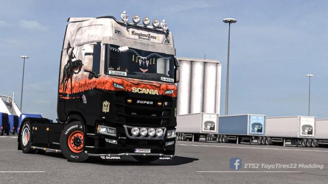 ETS2 - Scania S Kingdom Come Deliverance Skin V1.0 (1.35.X)